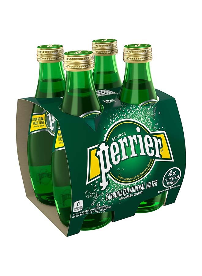 Perrier Sparkling  Water Glass Bottle 330 Ml @ Special Price 4 X 330 Ml - Image 1