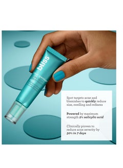 BLISS Bliss Clear Genius Acne Spot Treatment – Maximum Strength 2% Salicylic Acid Shrinks Blemishes – Clean, Vegan, Cruelty-Free, 0.5 Fl Oz  - Image 3