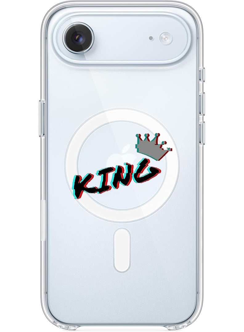 Theodor Magnetic Case for Apple iPhone 17 Air Compatible with MagSafe Wireless Charging, Shockproof Phone Bumper Cover - King - Black - Image 1