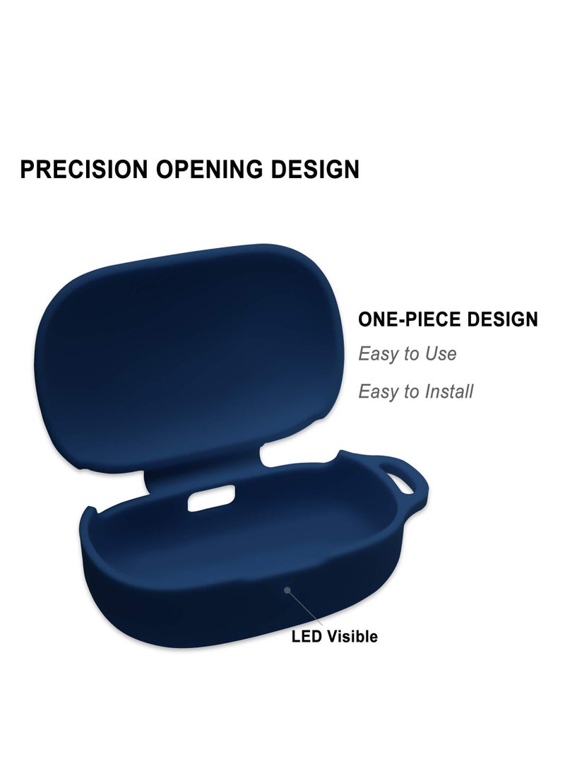 Case Compatible with Anker Soundcore Life P2 Case Silicone Cover Holder for Earbuds (Blue) - Image 2