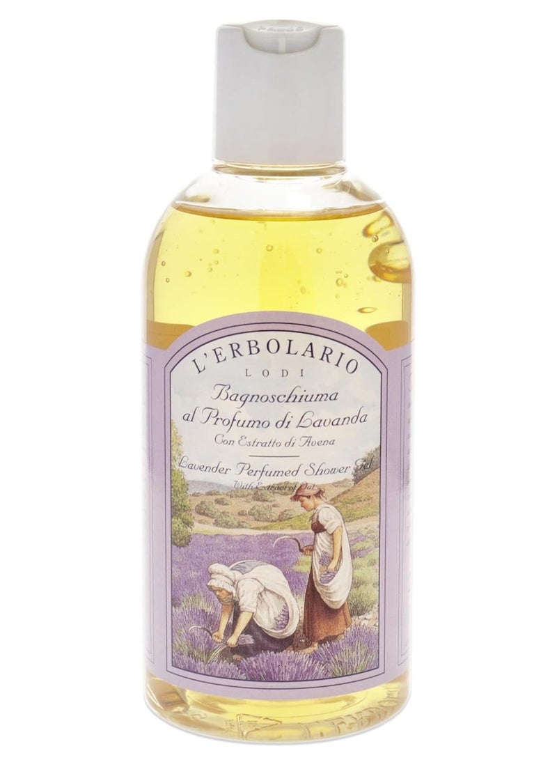 L'Erbolario L'Erbolario - Lavender Perfumed Shower Gel - Infused with extract of Oats - Soft Caress for Relaxing Bath - Leaves Skin Silky and Velvety Soft - Aromatic, Floral Fragrance, 8.4 oz - Image 2