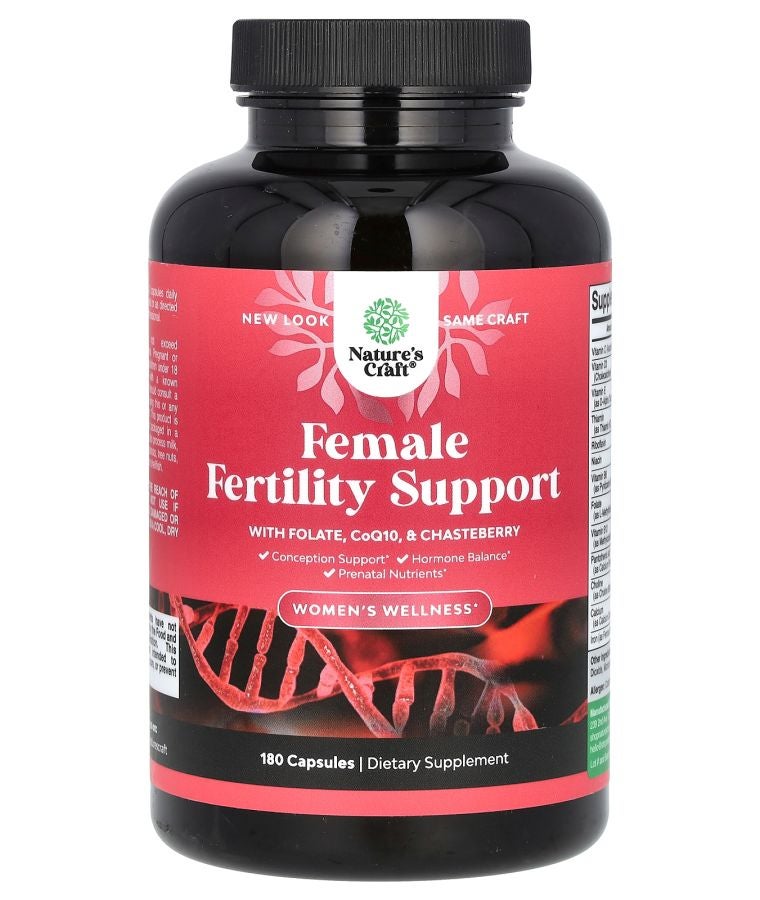 Nature's Craft Female Fertility Support 180 Capsules