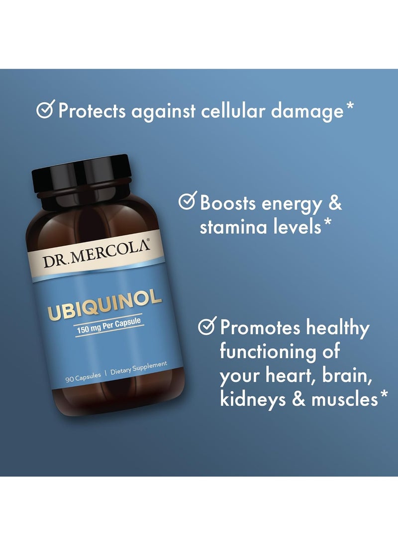 Dr. Mercola - Ubiquinol 150 Mg Per Capsule 90 Capsules - Image 1