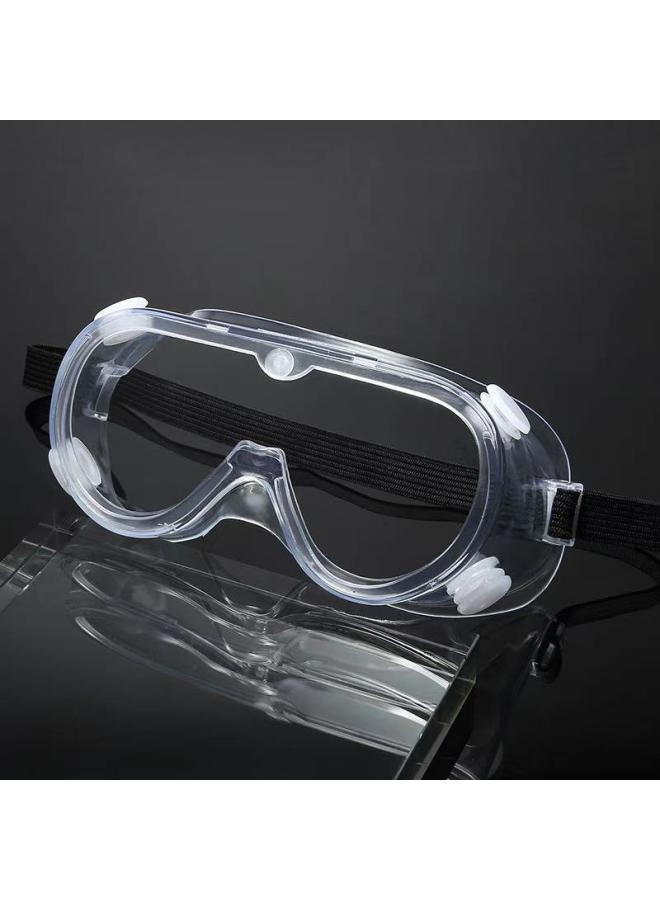 Generic Goggles Anti-droplet Sand Dust-proof Anti-fog Transparent Protective Goggles Fully-enclosed Medical Isolation Protective Goggles 