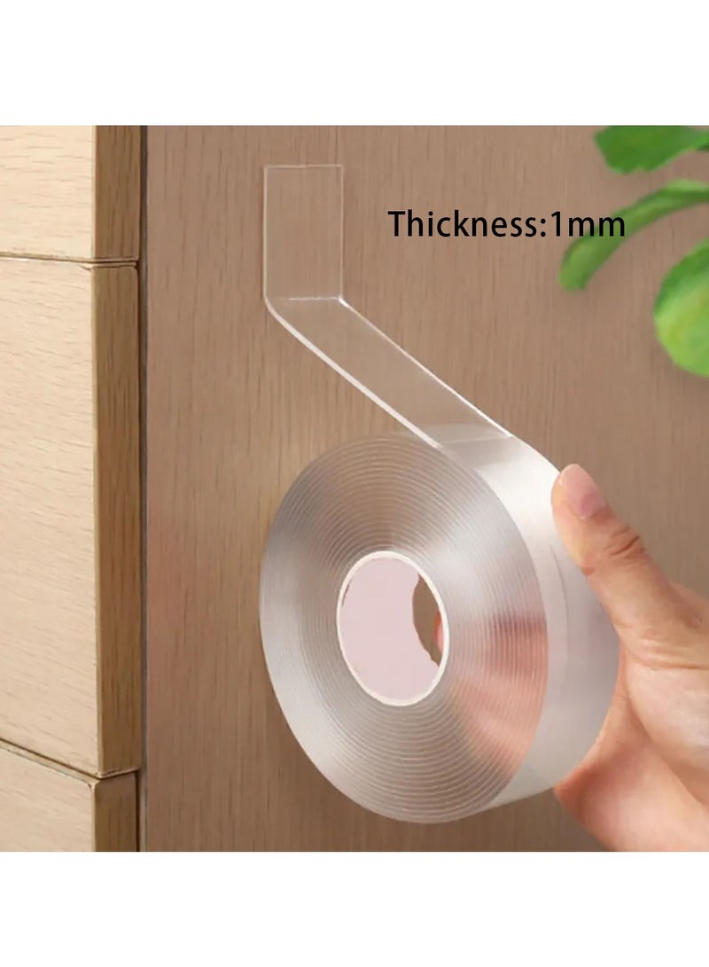 AROAQ Double Sided Tape, Adhesive Strips Removable Mounting Tape, Transparent Waterproof Double Sided Adhesive Monster Tape For Indoor And Outdoor ( Length: 3m, Width: 30mm) - Image 2