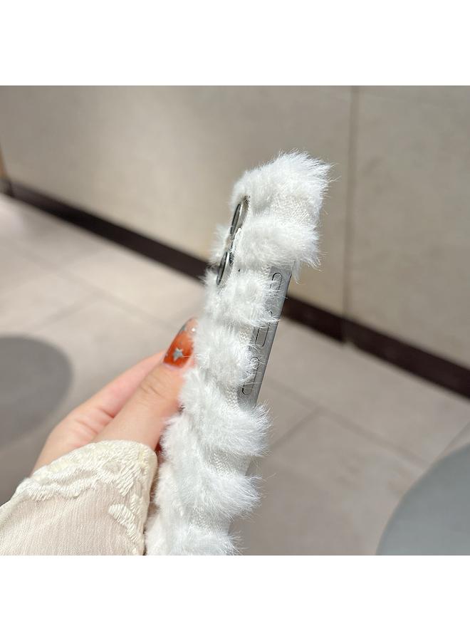 Zaboon Case For iPhone 13 Horizontal Striped Plush TPU Phone Case - Image 4