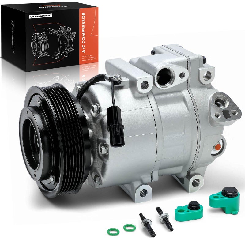 APremium AC Compressor with Clutch Compatible with Hyundai Sonata 33L 20092010