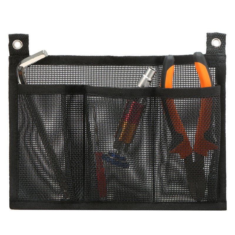 Kayak Mesh Storage Side Pouch Boat Fishing Holder Bag Canoe Mesh Bag - Image 4