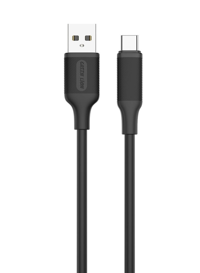 GREEN LION 40W Dual Port QC3.0 Car Charger with USB-A to USB-C Cable 1M / 2 USB-A Port / Fast Charging / PC Flame Retardant Material / Multiple Protection / Compact Design - Black - Image 3