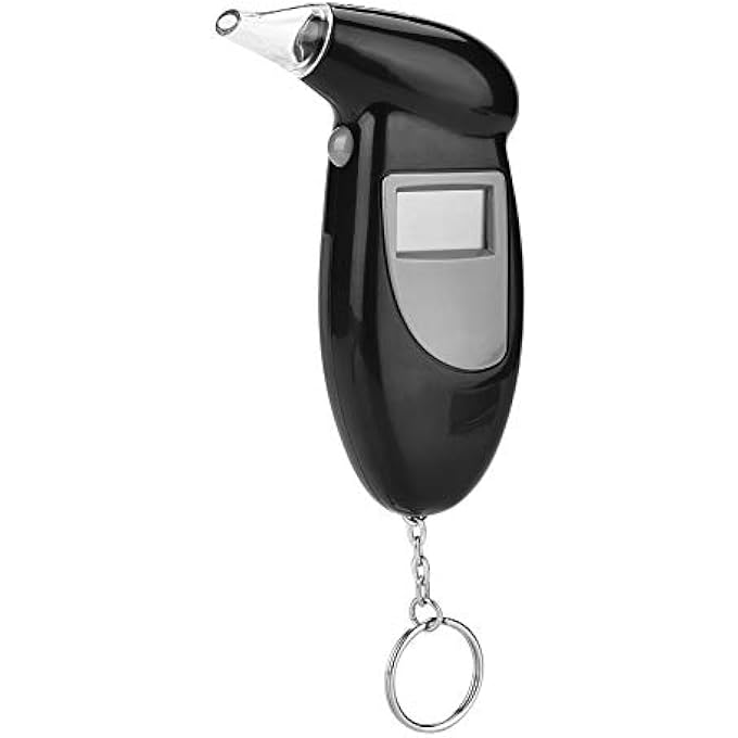 rayihni Breathalyser, Alcohol Analyzer Alcohol Breathalyzer LCD Display Alcohol Detector LCD Display Professional Breathalyzer Analyzer Lie Detector Alcohol Breathalyzer No Backlight - Image 1