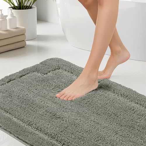 CNNJ Bath Rugs Set 3 Pieces Bathroom Mat Soft Absorbent Plush Shaggy Soft Floor Non Slip Shower Bath Tub Machine Washable - Image 2