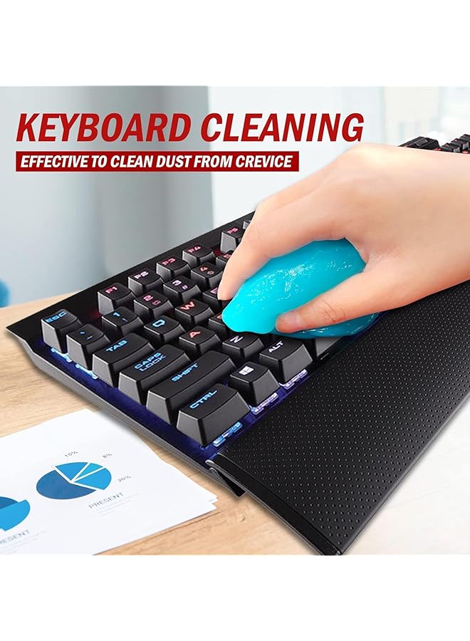 توبيز مجموعة جل التنظيف السحري العالمي لتنظيف شقوق الغبار وفتحات التهوية الداخلية للسيارة وإزالة التفاصيل الداخلية - Image 5