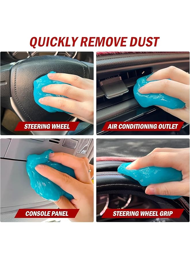 توبيز مجموعة جل التنظيف السحري العالمي لتنظيف شقوق الغبار وفتحات التهوية الداخلية للسيارة وإزالة التفاصيل الداخلية - Image 2