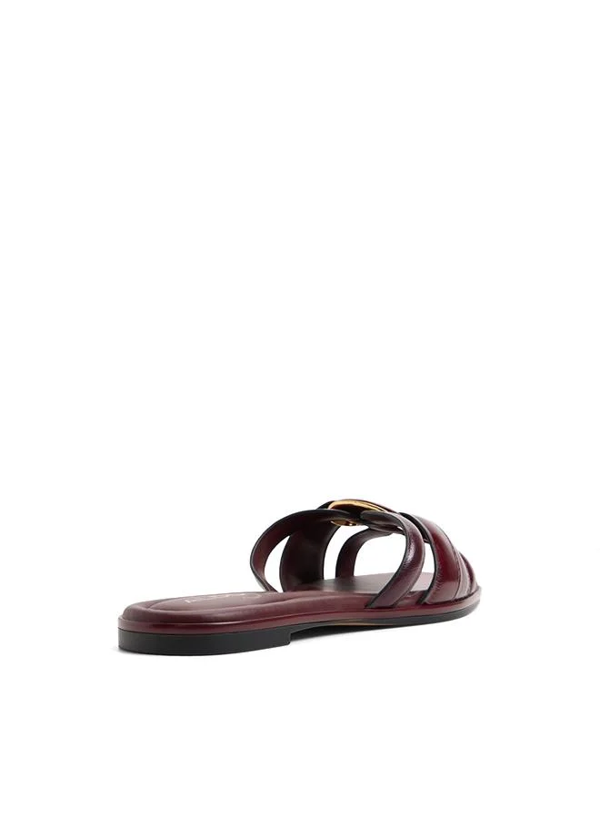 Aldo  Yesenia Ladies Red Flat Sandals for Women | Best Price UAE