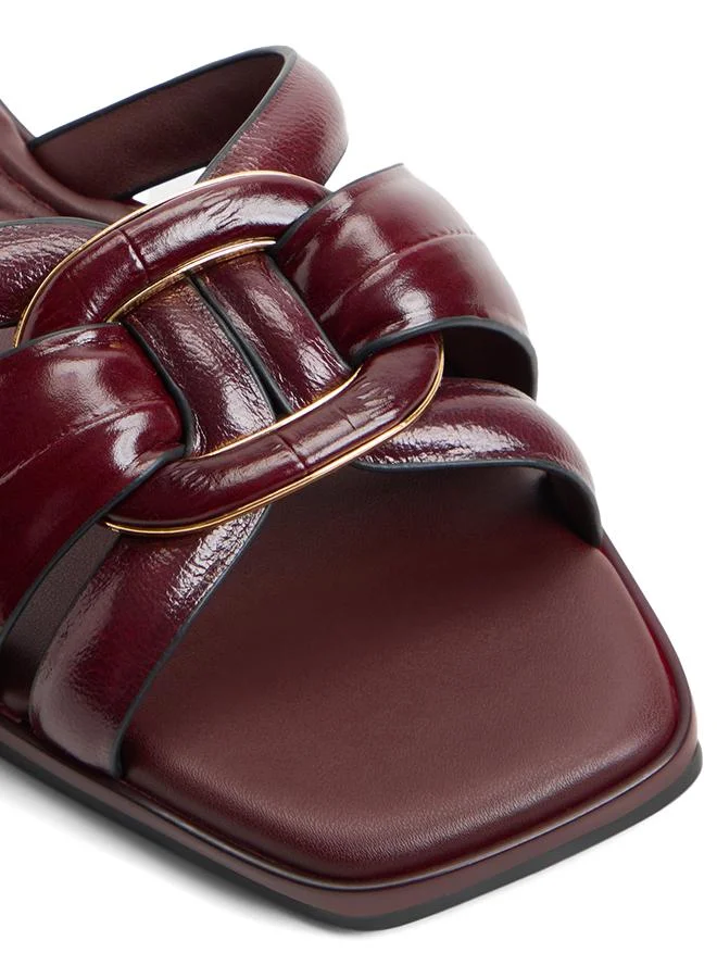 Aldo  Yesenia Ladies Red Flat Sandals for Women | Best Price UAE