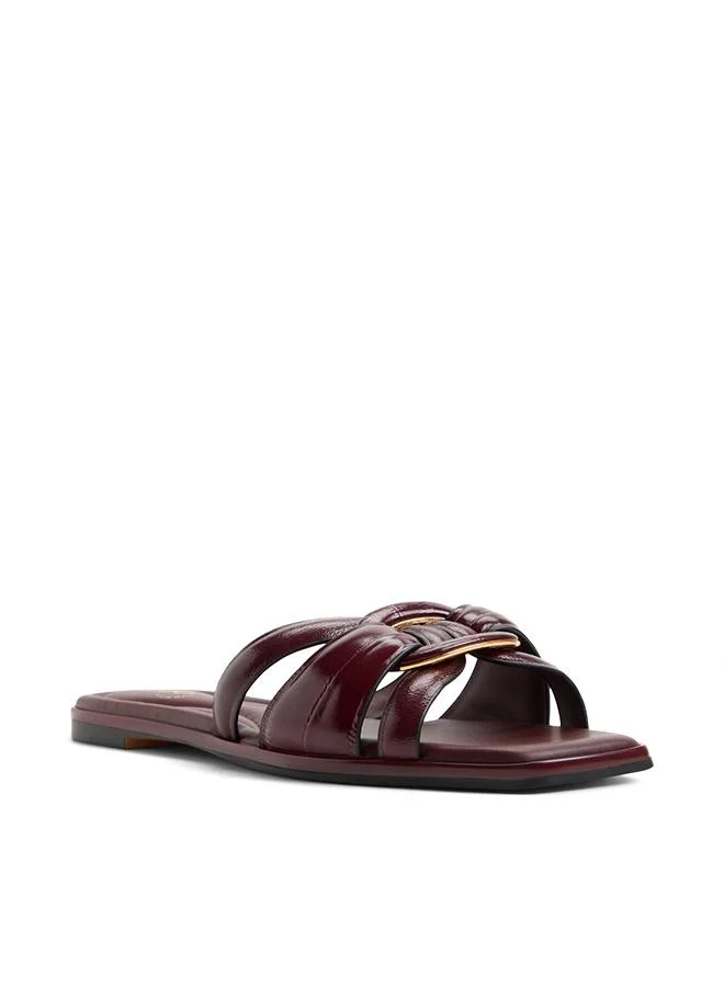 Aldo  Yesenia Ladies Red Flat Sandals for Women | Best Price UAE