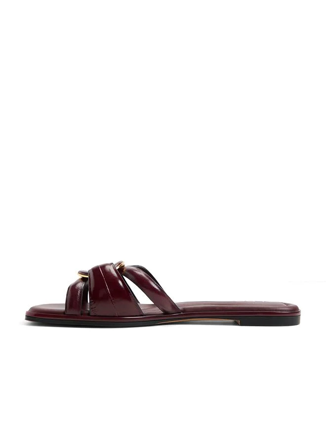 Aldo  Yesenia Ladies Red Flat Sandals for Women | Best Price UAE