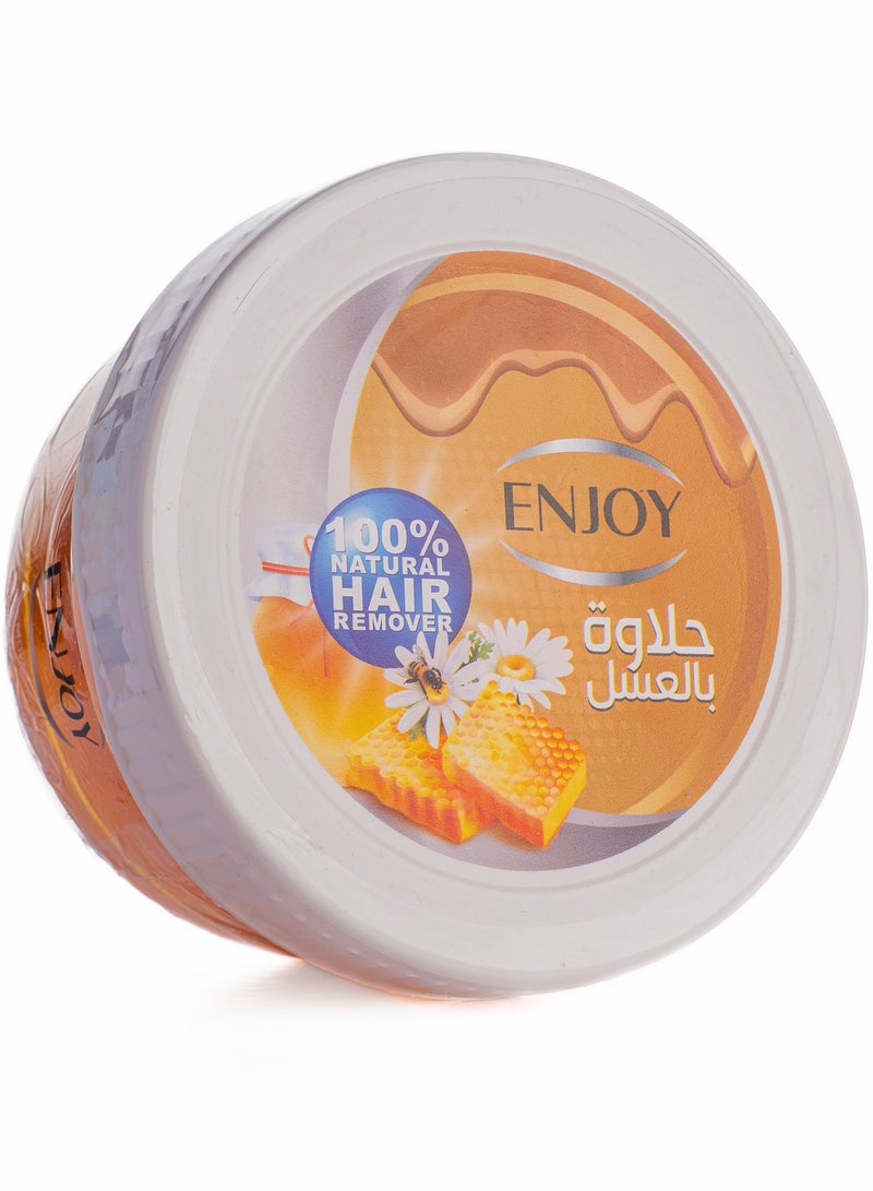 إنجوي حلاوة إزالة الشعر بالعسل – 400 جم | 100% طبيعية | حلاوة سكر بالعسل | لطيفة ومغذية للبشرة | نعومة حريرية طويلة الأمد | بخلاصة العسل الطبيعي المرطب - Image 1
