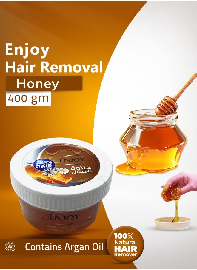 ENJOY - ENJOY Natural Hair Remover with Honey – Fast & Effective Waxing | 100% Natural Formula - Image 1