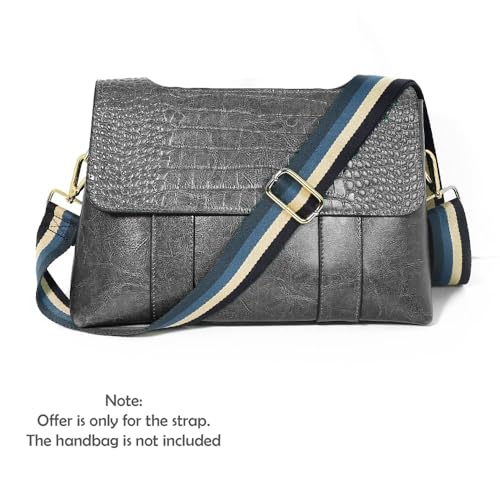 Styzere Adjustable Purse Strap Replacement for Women, 1.5" Wide Crossbody Shoulder Strap Bag Strap Boho Handbag Strap (Design J) - Image 3