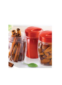 Lamsa Plast Lamset Plast 4 Piece Plastic Small Spice Jar Set  - Image 2