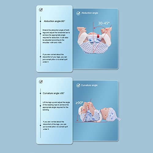 Brrnoo Pavlik Harness Wearable Type Beading Rope Soft Shoulder Straps Hip Abduction Bracket Corrector for Babies Under 12 Months - Image 5