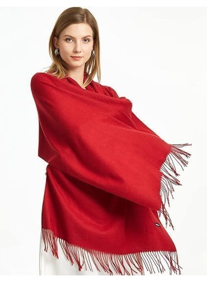 Scarfs for Women Silk Shawl Wrap for Evening Dressing, Winter Thick Warm Scarf Blanket, Open Front Poncho Cape Fashion Long Shawl Wrap for Winter Warm Lightweight, One Size - Image 3