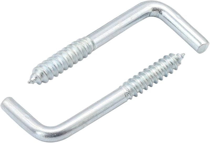 M2 5x25mm خطافات براغي على شكل حرف L 300 قطعة معالج بالزنك زاوية قائمة معدات تعليق - Image 1