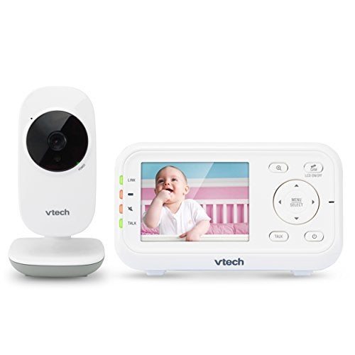 VTech VM3252 No WiFi Video Baby Monitor 28 Screen 1000ft Long Range Auto Night Vision 2Way Talk Temperature Sensor Lullabies - Image 1