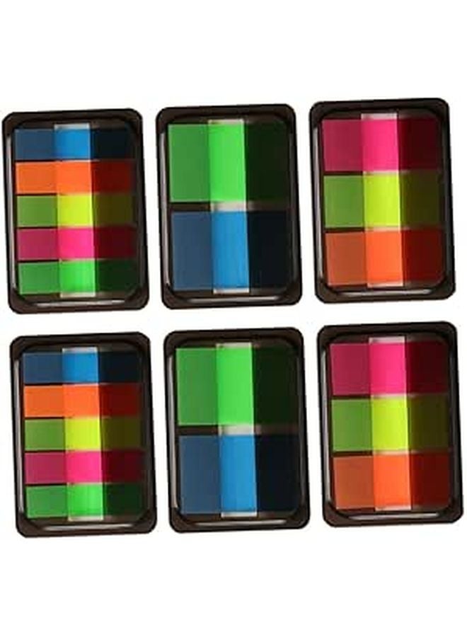 Removable Fluorescent Book Tabs Portable Memo Stickers for Organizing Notes Files School Office - Image 1