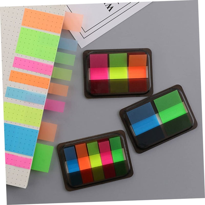 Removable Fluorescent Book Tabs Portable Memo Stickers for Organizing Notes Files School Office - Image 4