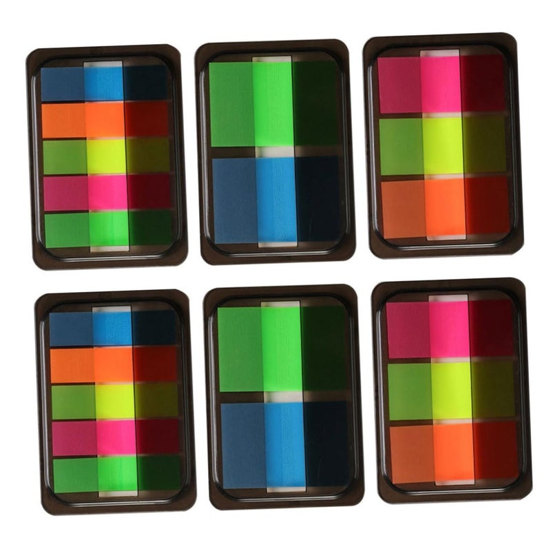 Removable Fluorescent Book Tabs Portable Memo Stickers for Organizing Notes Files School Office - Image 2