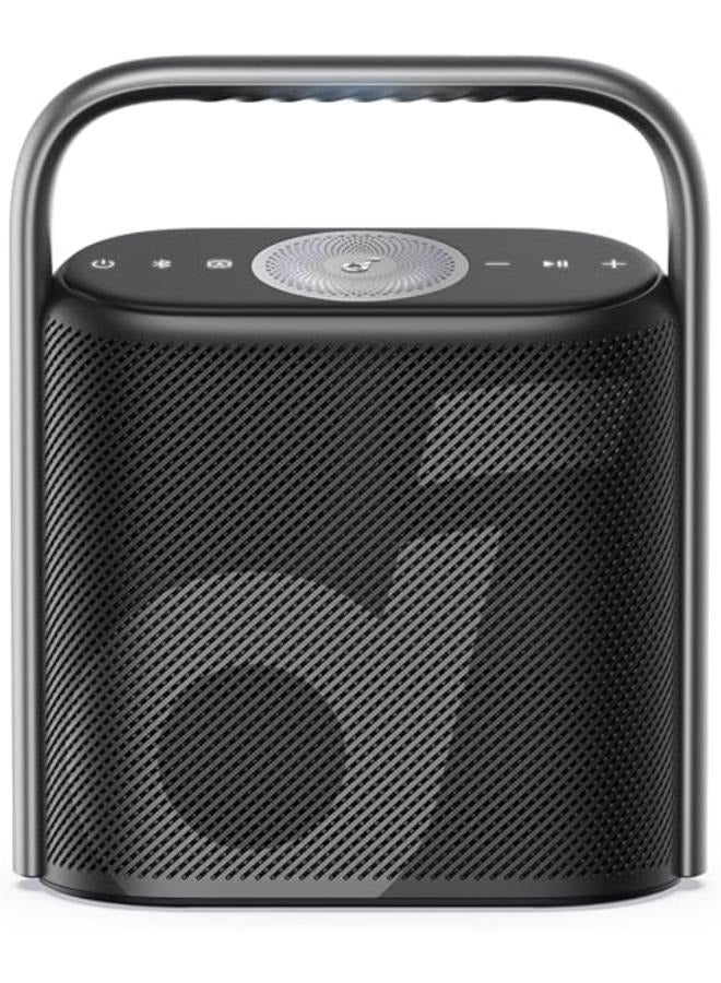 Soundcore Motion X500 Portable Bluetooth Speaker, Wireless Speaker with Immersive Spatial Audio, Wireless Hi-Res Sound with 3X Detail, 3-Channel Audio, and an Upward Firing Driver with Ambient Light black
