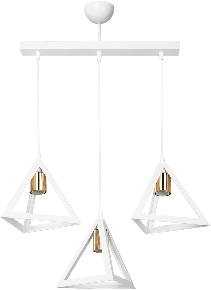 Ag Light Design - White Pendant Lamp Chandelier Hallway Living Room Bedroom Kitchen Lamp - Image 1