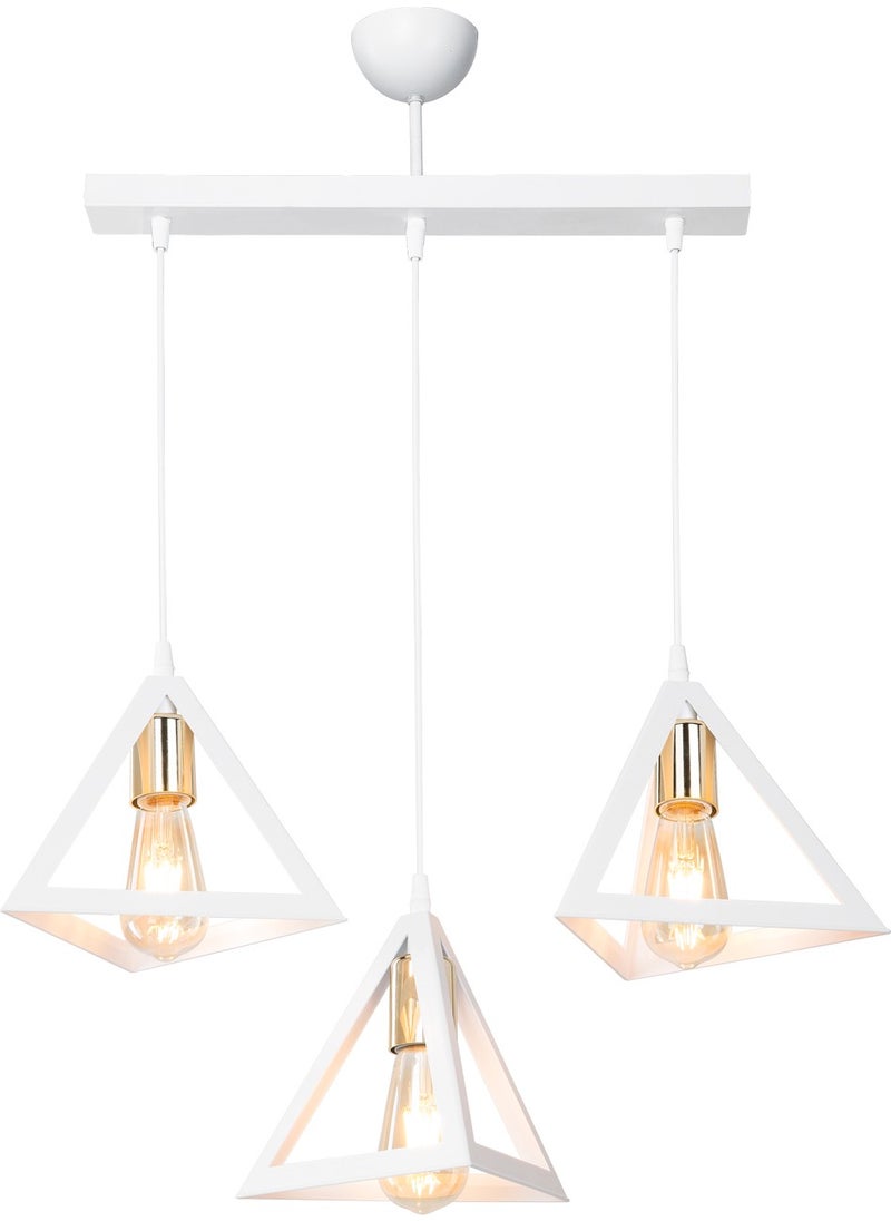 Ag Light Design - White Pendant Lamp Chandelier Hallway Living Room Bedroom Kitchen Lamp - Image 1