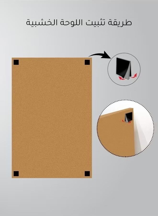 4gdran Three wooden panels with an abstract design - Image 3