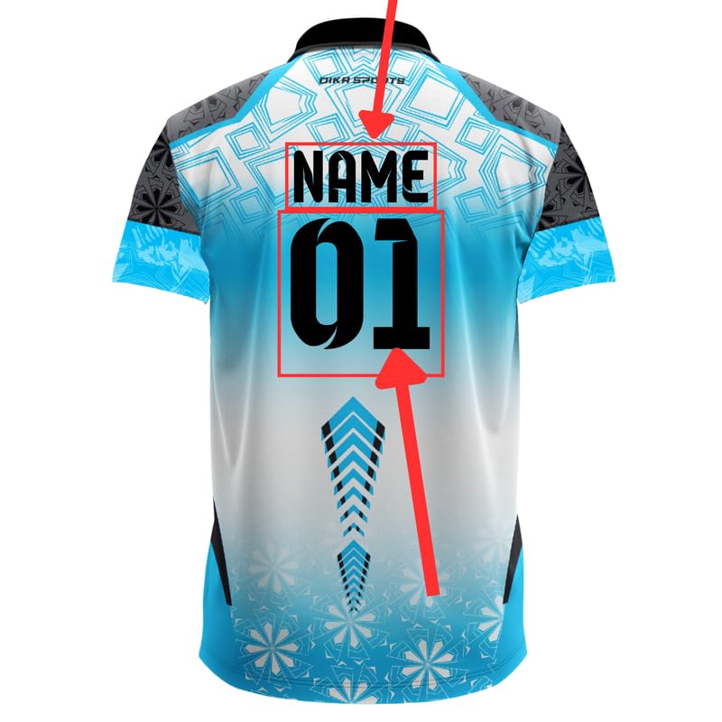 Dika Sports زي رياضي مخصص قميص كريكيت مخصص قميص كريكيت هندي 2024 | من 2 سنة إلى 5XL - Image 3