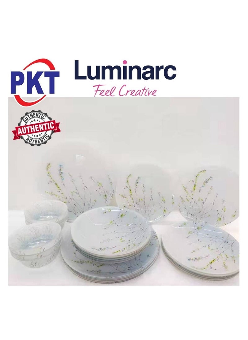 Luminarc - Luminarc Arcopyrex dinner set 46 piece -  Trompette TURQUOISE - Image 1