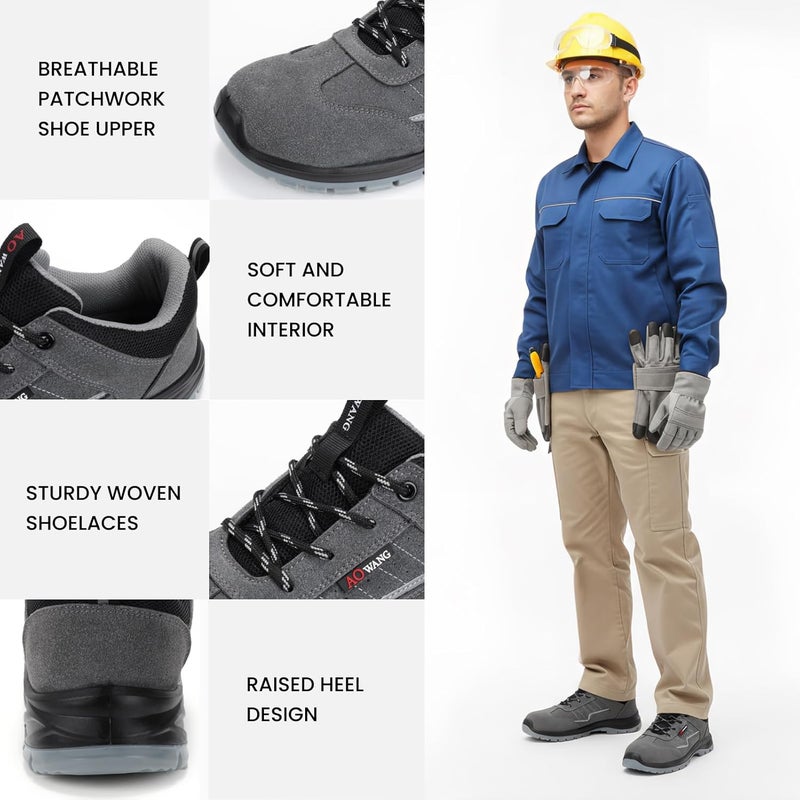 D.D.Star Steel Toe Safety for Men Lightweight Work Sneaker Comfortable Puncture Proof And Fashion For Work. - Image 5