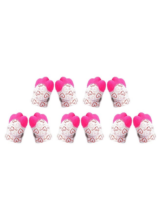 Ole Baby Ole Baby Silicone Teether/Mitten for Infants/Baby Silicone Teething Mitten/Teething Pack of 5 Toys/Ideal Baby Shower Gift/Package Include: Pack of 5Baby Teether Mitten 