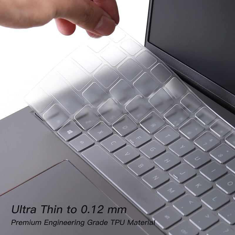 Oaky Keyboard Cover for Dell Inspiron 15 3510 3511 3515 3525 3530 3535 5510 5515 5518 7510, Inspiron 16 7610, Vostro 15 3510 5510 5515, Latitude 3520 – Not Compatible with Dell G5/G15 - TPU Clear - Image 5