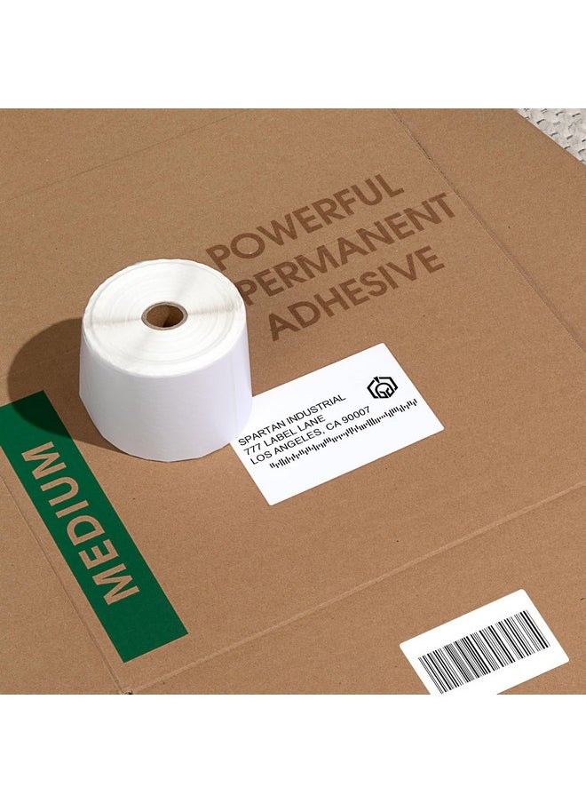 Spartan Industrial Spartan Industrial - 4" X 2" Direct Thermal Shipping, Postage, Mail Labels Compatible with Rollo, Zebra, and Other Desktop Label Printers (10 Rolls, 700/Roll)  - Image 5
