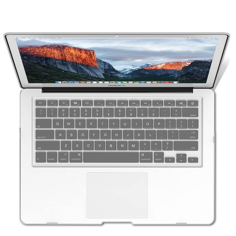 Saco Case for MacBook Pro 15 Inch with Touch Bar (2016–2019, Model A1990 A1707) – Slim Hard Shell Protective Case & Keyboard Cover Compatible with Old Version MacBook Pro 15 Touch Bar - Clear - Image 4