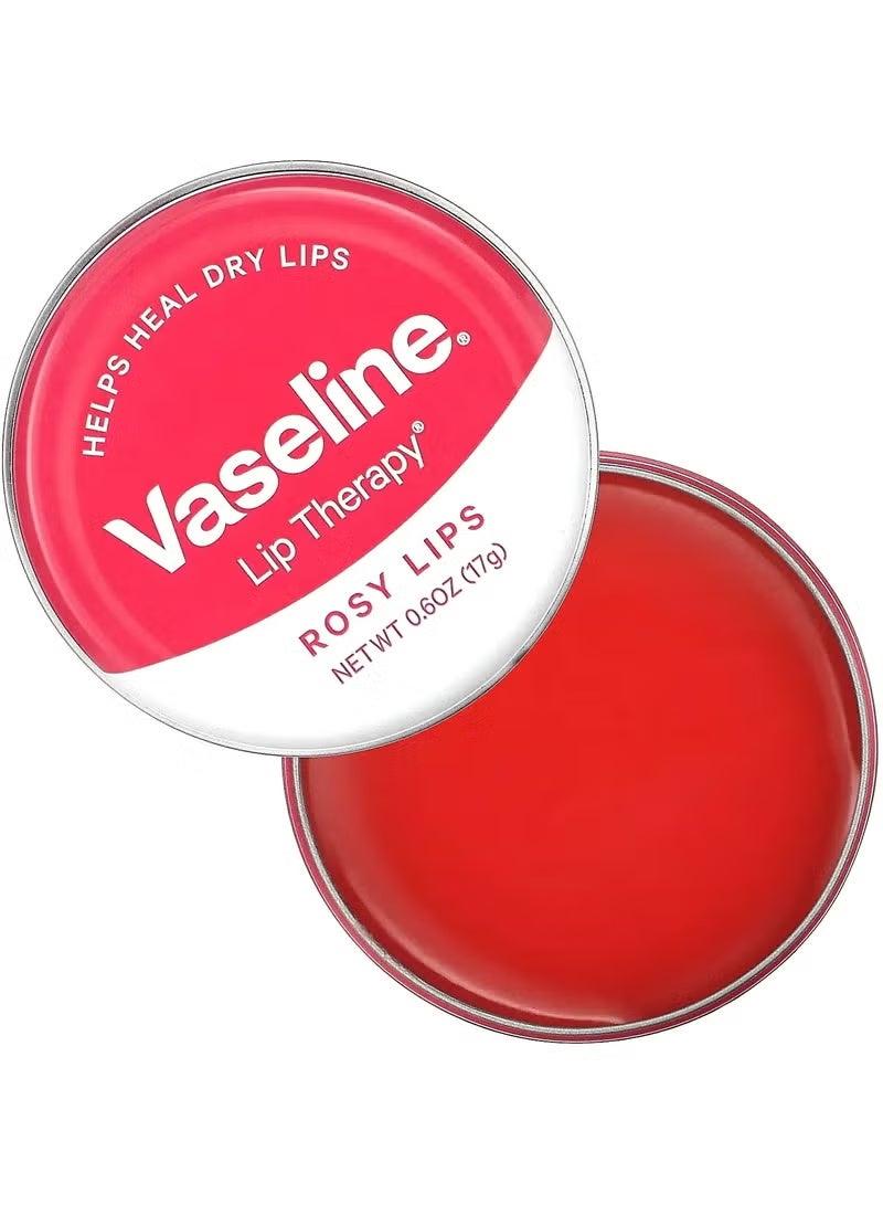 فازلين علاج الشفاه بالفازلين - شفاه وردية مع زيت الورد واللوز 20 جم - Image 1