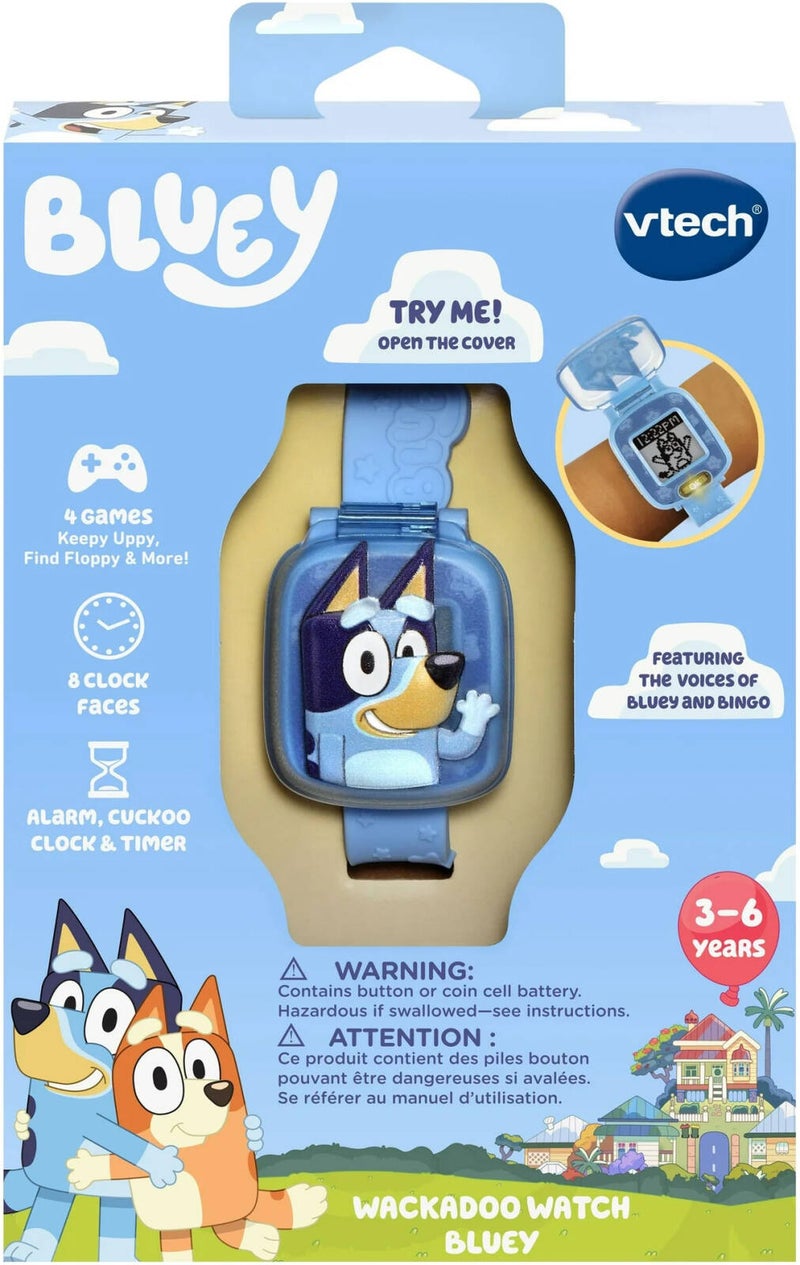 VTech Bluey Scooter Time & Wackadoo Watch Toy Set - Image 1