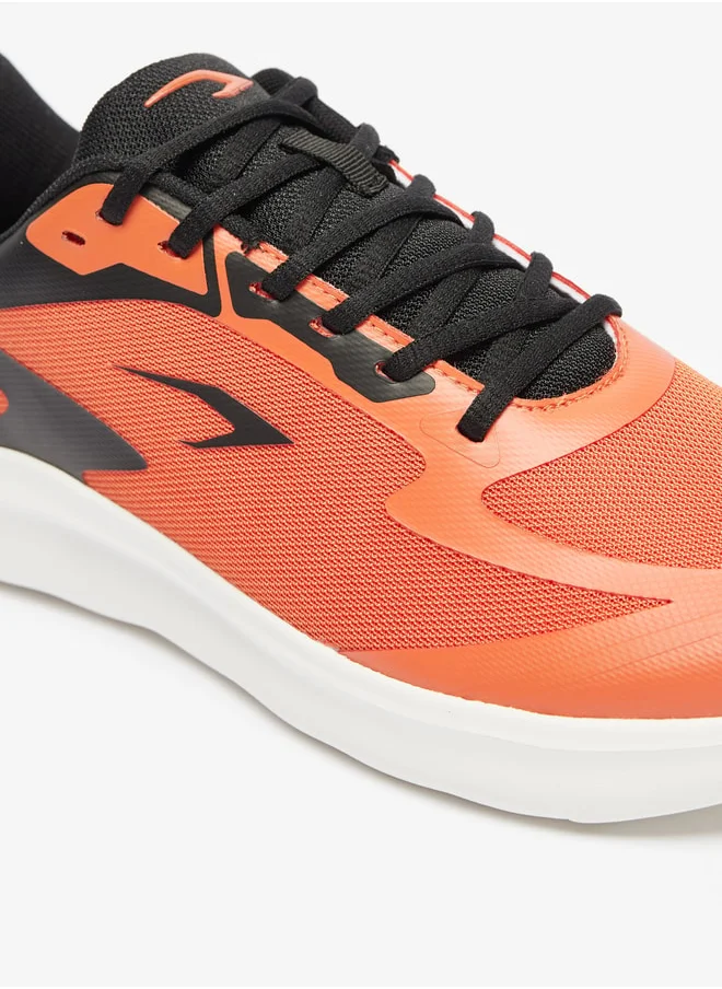 Dash Men Textured Lace Up Sports Shoes
