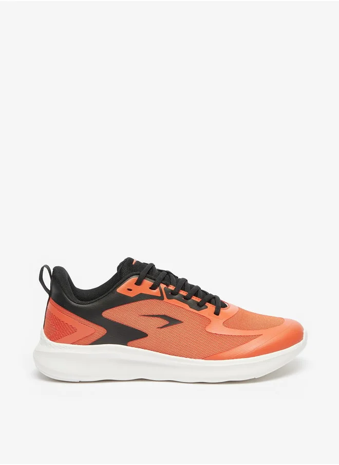 Dash Men Textured Lace Up Sports Shoes