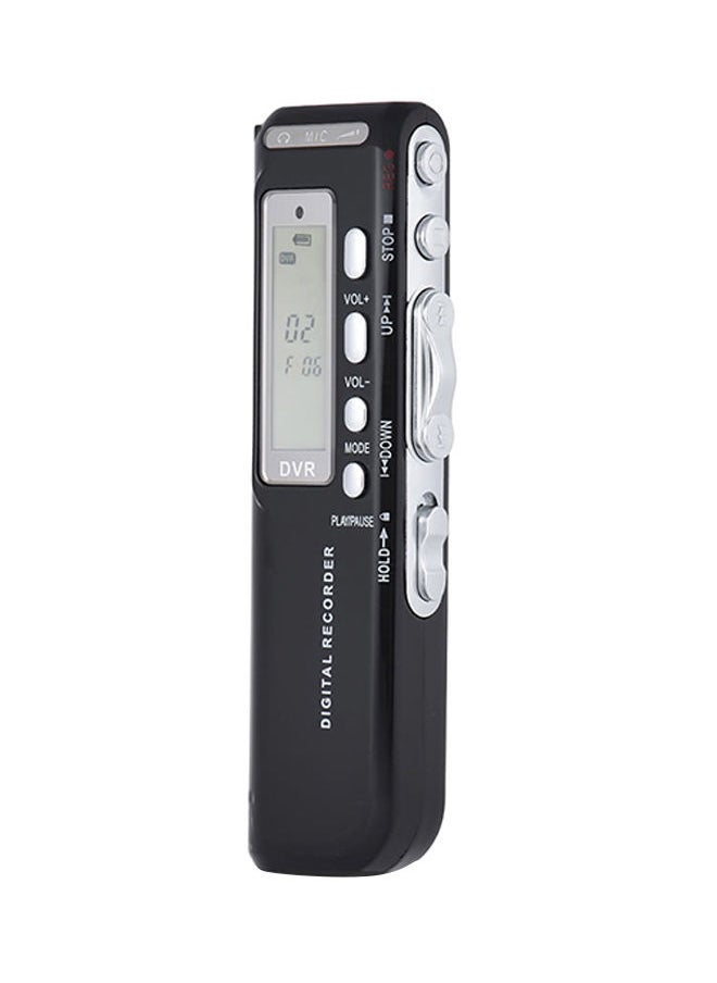 نيبمينينت - مسجل صوت رقمي مزود بمشغل MP3 OS0122 أسود/فضي - Image 1