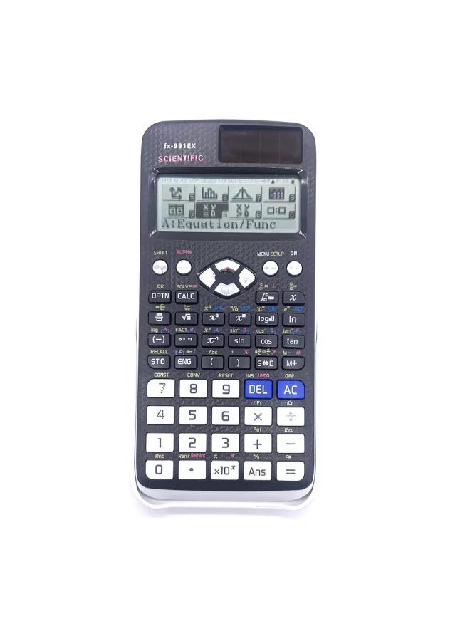آلة حاسبة علمية Fx-991Es Plus الإصدار الثاني باللون الأسود