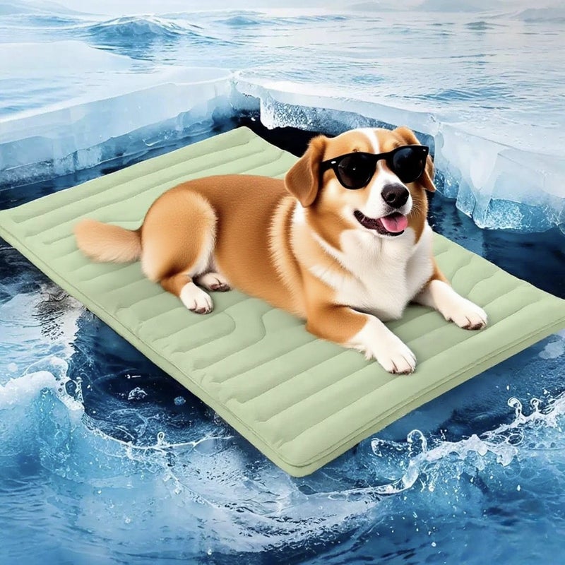 Machine Washable Pet Cooling Mat for Dogs & Cats - Summer Heat Relief  Bed - Image 4